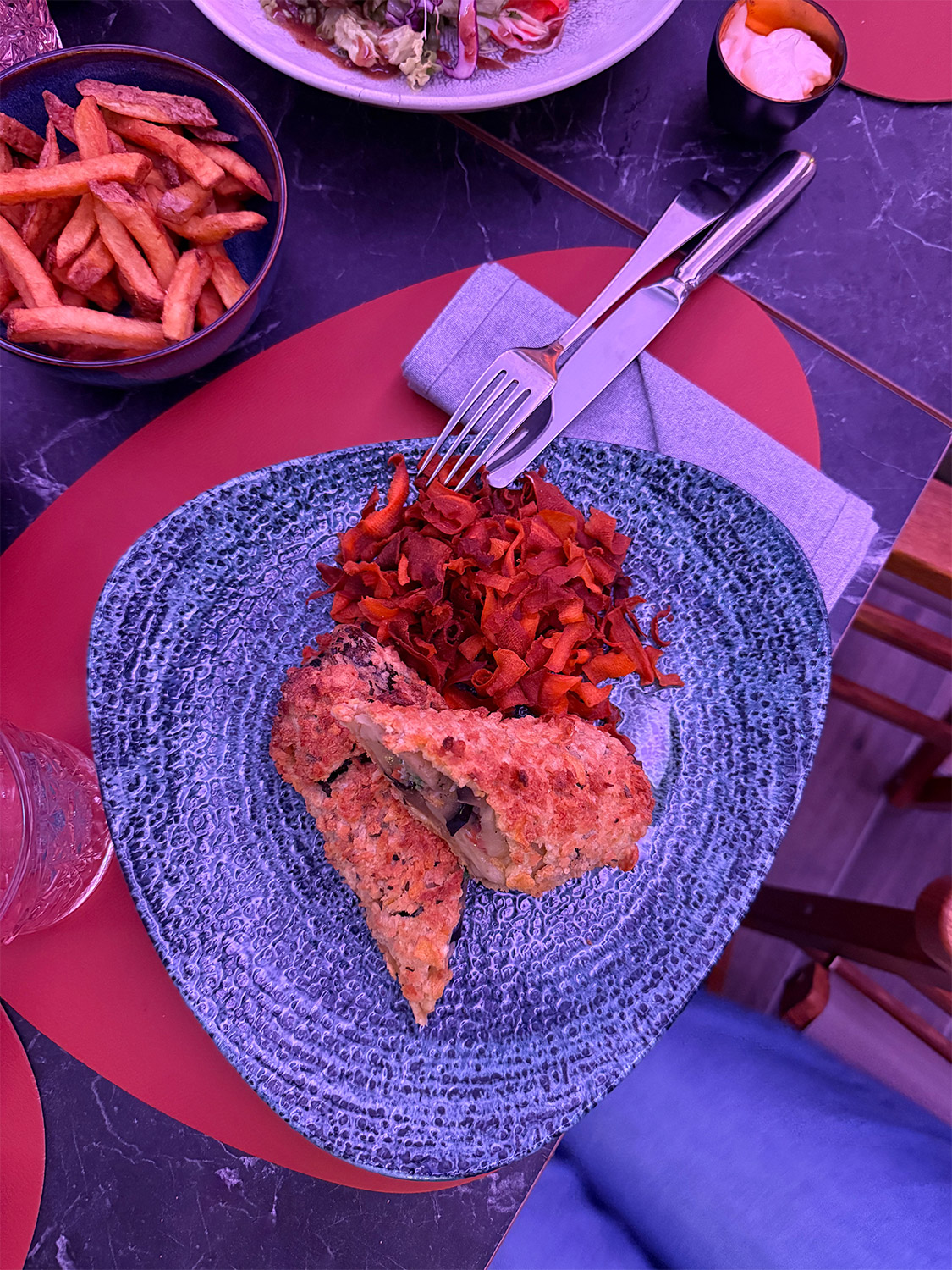 Cordon bleu veggie de l'Amadeus Bar